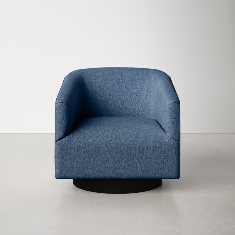 AllModern Donovan Upholstered Swivel Barrel Chair & Reviews Wayfair